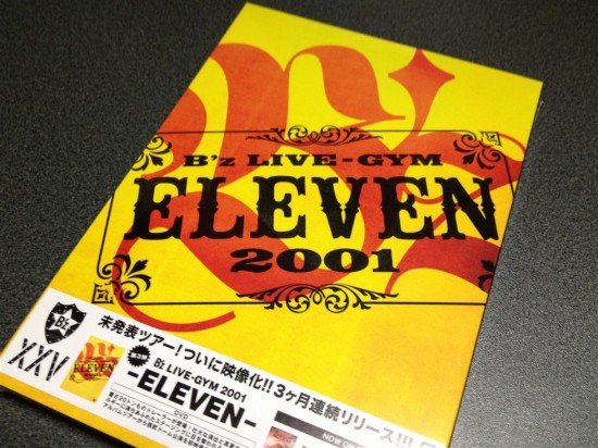 『B'z LIVE-GYM 2001 -ELEVEN-』のパッケージ