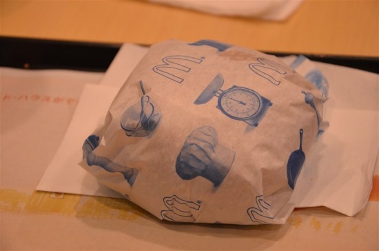 バーベキュービーフの包み紙
