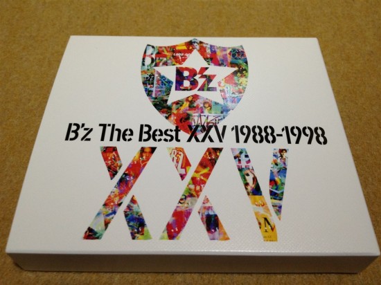 B'z The Best XXV 1988-1998のパッケージ