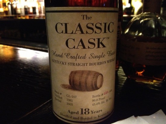 The CLASSIC CASK Aged 18 Years Vintage1981 750ml