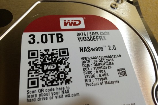 ウェスタンデジタルのNAS用HDD『WD Red』レビュー