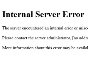 Internal Server Errorの対処方法