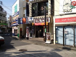 JR横浜線・東急東横線の菊名駅前にあるトンカツ屋